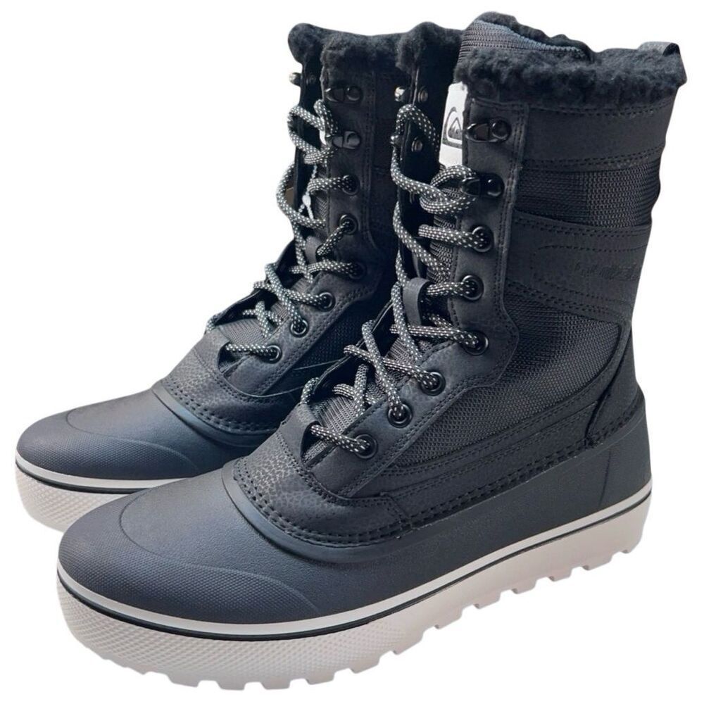 Quicksilver Sub Zero Hi Snowboot black Mens Size 8 New